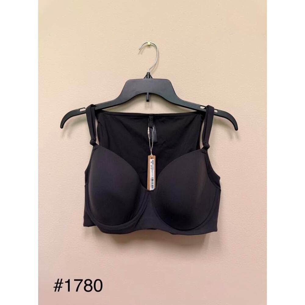 SKIMS FITS EVERYBODY Back Smoothing Full Coverage Bra - Onyx Size 36D NWT #1780